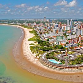 Tambau strand Joao Pessoa Brazilie