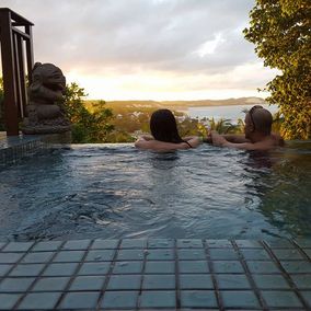 infinity pool Pipa hotel Sombra e Agua Fresca Brazilie