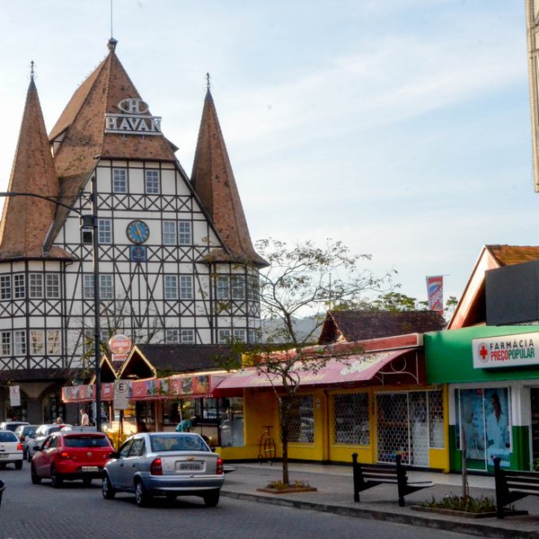 Duitse architectuur in Blumenau Brazilie