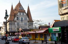 Duitse architectuur in Blumenau Brazilie