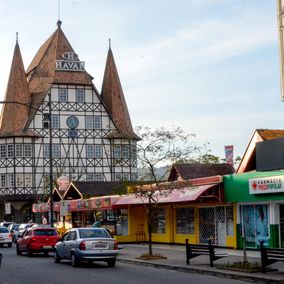 Duitse architectuur in Blumenau Brazilie