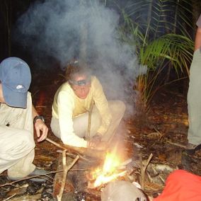 Survival Amazone, kampvuur maken