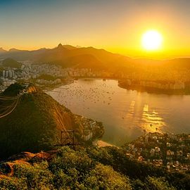 kabelbaan suikerbroodberg Rio de Janeiro Brazilie