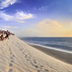 Panoarama foto Sunset dune Jericoacoara Brazilie