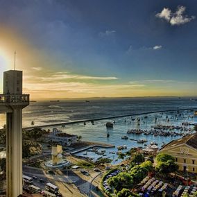 Lacerda lift Salvador Bahia Brazilie