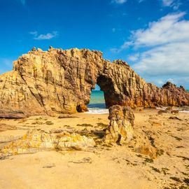 Pedra furada Jericoacoara Brazilie