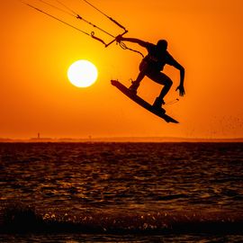 kitesurf cumbuco zonsonderdag brazilie