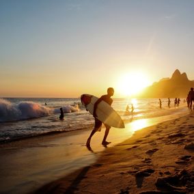 Surf in Rio strand