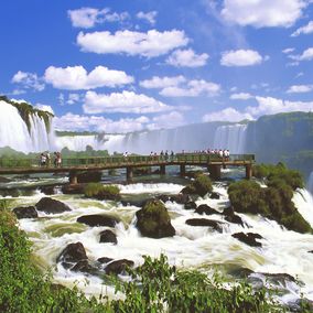Foz do Iguacu watervallen platform