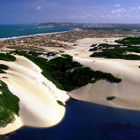 genipabu duinen, Natal Brazilie