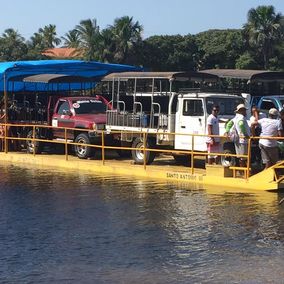 veerboot naar Lencois Maranhenses Brazilie