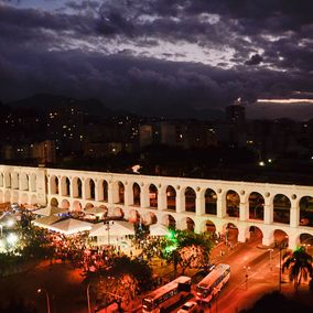 rio de janeiro Arcos da Lapa uitgaanswijk