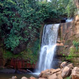 waterval Chapada dos Guimaraes, Brazilie