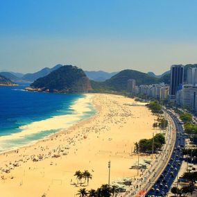 strand Copacabana Rio de Janeiro Brazilie