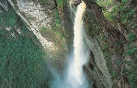 waterval Cachoeira fumaca Chapada Diamantina Brazilie