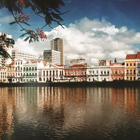 historisch centrum Recife Brazilie, panorama