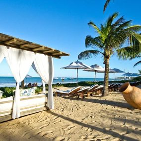 relax strand Trancoso Brazilie