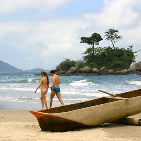 strand Ilhabela Brazilie
